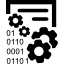 002-data-management-interface-symbol-with-gears-and-binary-code-numbers