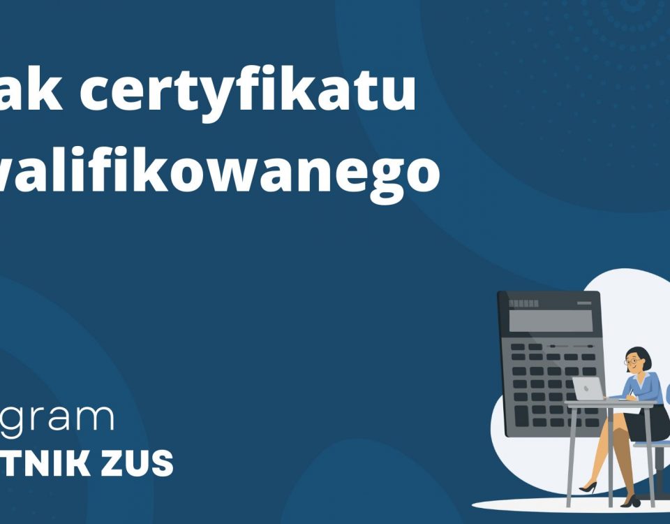 płatnik brak certyfikatu kwalifikowanego