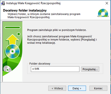 Mała Księgowość RP instalacja krok 3